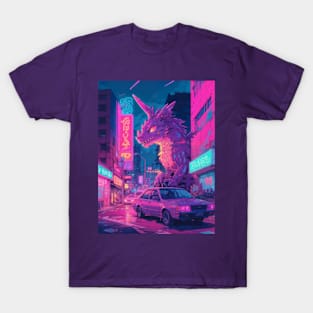 Retrowave Dragon T-Shirt